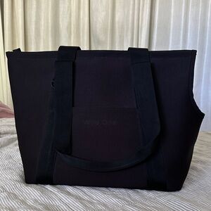 Wild One Black Tote Bag dog pet carrier
